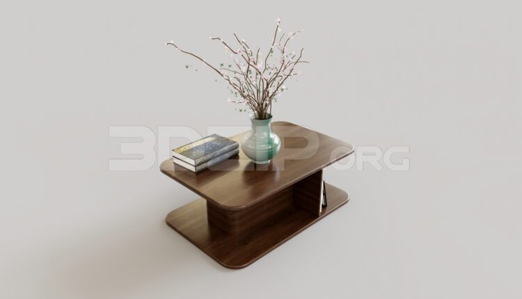 15144. Free 3Ds Max Tea Table Model Download