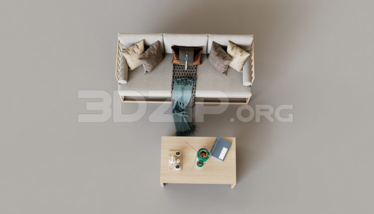 15155. Free 3Ds Max Sofa Model Download