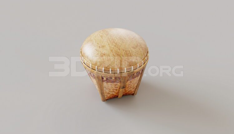 15163. Free 3Ds Max Stool Model Download