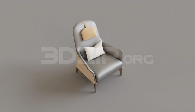15168. Free 3Ds Max Armchair Model Download