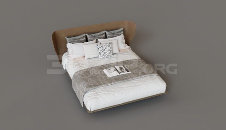 15178. Free 3Ds Max Bed Model Download