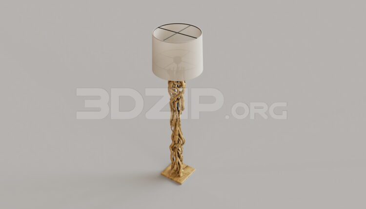 15181. Free 3Ds Max Floor Lamp Model Download