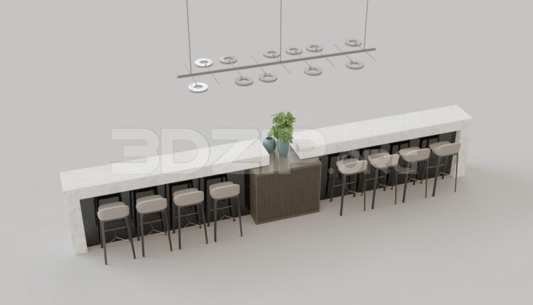15204. Free 3Ds Max Bar Model Download