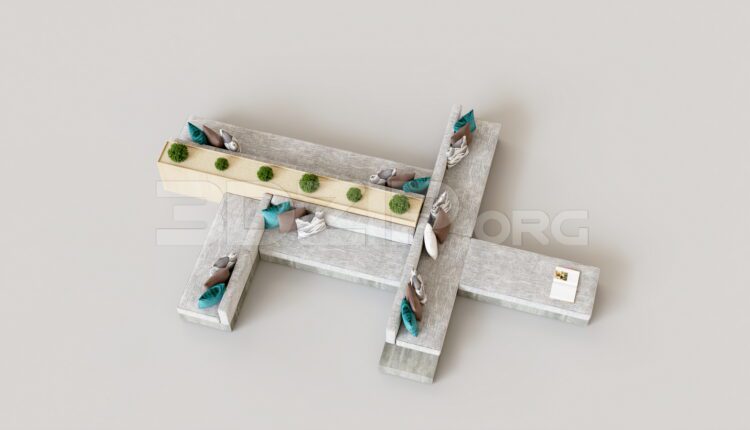 15241. Free 3Ds Max Sofa Model Download
