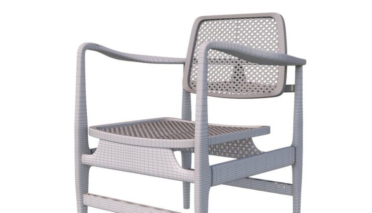 Download Free 3D Model Oscar Chair By Allison Thiago