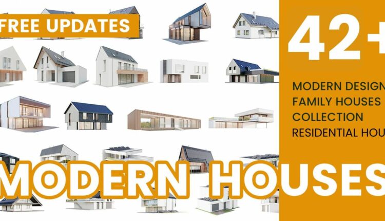 Modern Family Houses And Villas + Free Future Updates With Houses By 3D SHAKER