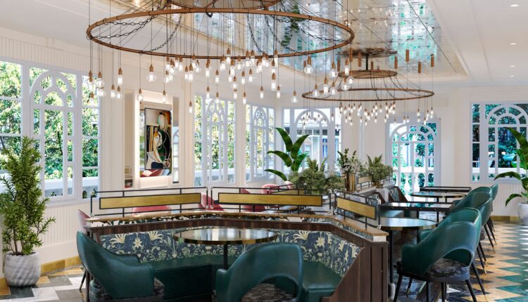 13708. Free 3Ds Max Restaurant Interior Model Download By Nguyen Khanh Duy