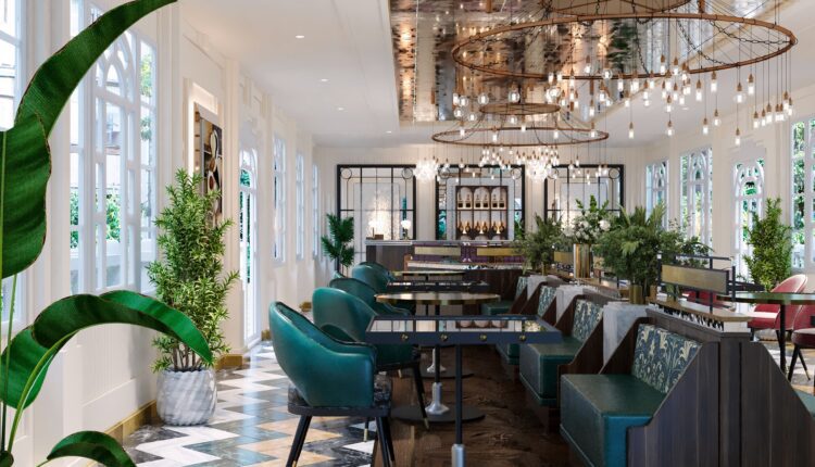 13708. Free 3Ds Max Restaurant Interior Model Download By Nguyen Khanh Duy