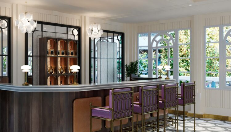 13708. Free 3Ds Max Restaurant Interior Model Download By Nguyen Khanh Duy