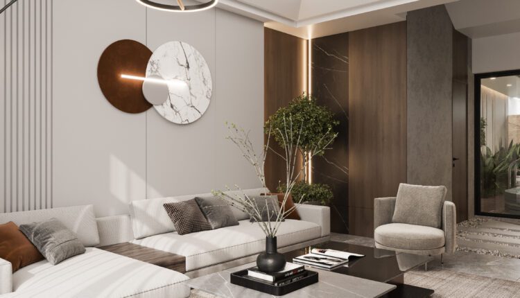 13740. 3ds Max Living Room – Kitchen Interior Model Download By Quoc Tung (3)