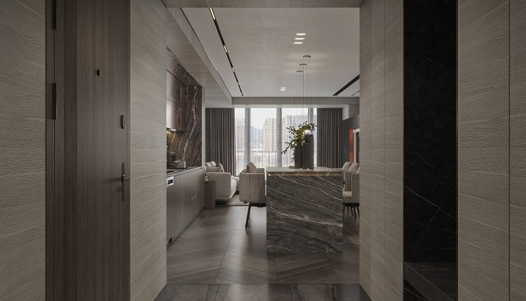 13765. 3ds Max Living Room – Kitchen Interior Model Download By 256 Studio (4)