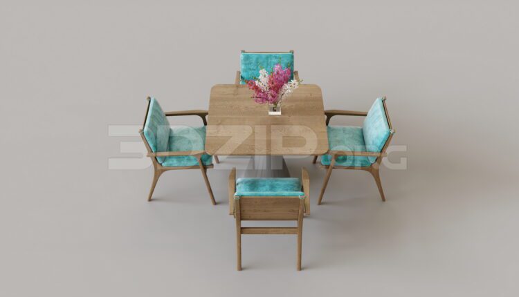 15258. Free 3Ds Max Coffee Table Model Download