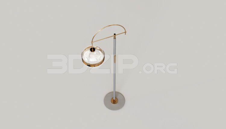 15262. Free 3Ds Max Floor Lamp Model Download