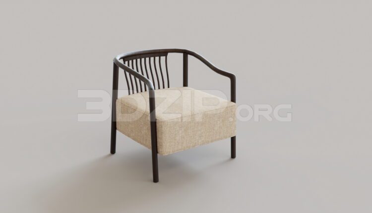 15265. Free 3Ds Max Armchair Model Download