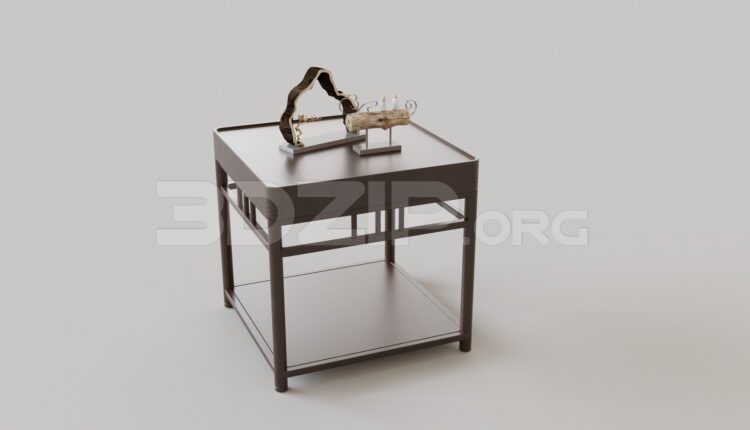 15268. Free 3Ds Max Bedside Table Model Download