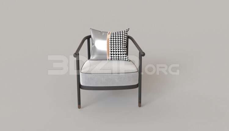 15273. Free 3Ds Max Armchair Model Download