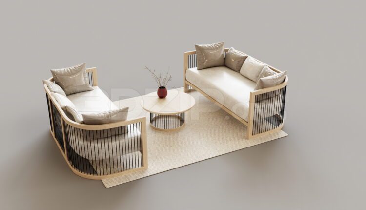 15278. Free 3Ds Max Sofa Model Download