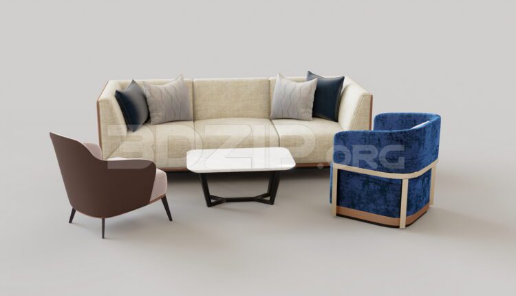 15286. Free 3Ds Max Sofa Model Download