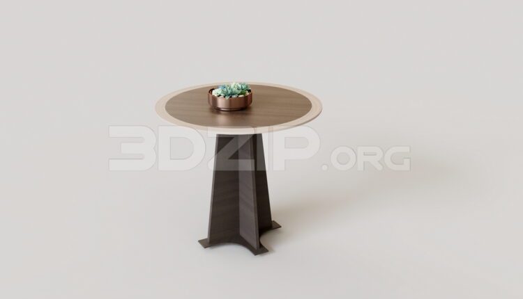 15287. Free 3Ds Max Tea Table Model Download