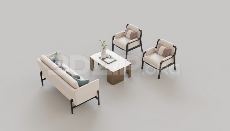15295. Free 3Ds Max Sofa Model Download