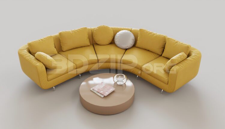 15312. Free 3Ds Max Sofa Model Download