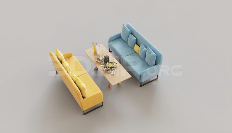 15330. Free 3Ds Max Sofa Model Download
