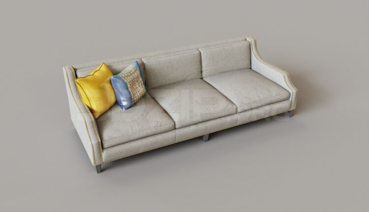 15385. Free 3ds Max Sofa Model Download (1)