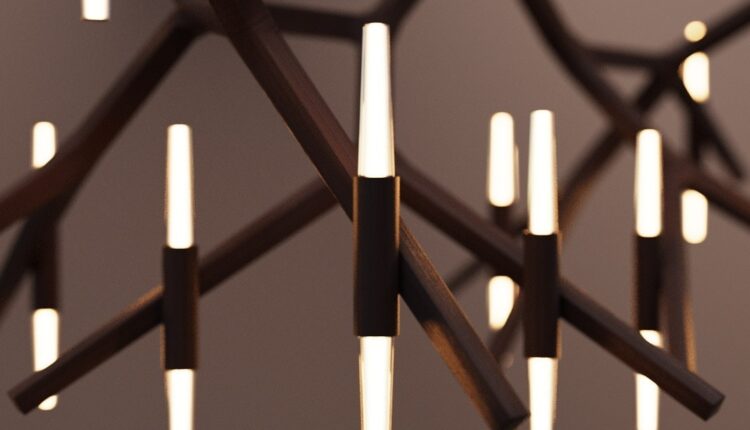 Download Free 3D Candelabra lamp Model