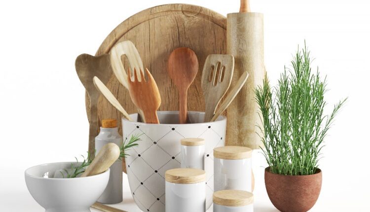 Download Free 3d Kitchen Accessories Set By Yarah (1)