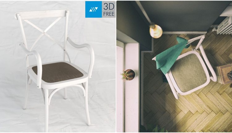 Free 3d Model Chair Cross By Alexandre Meneses (1)