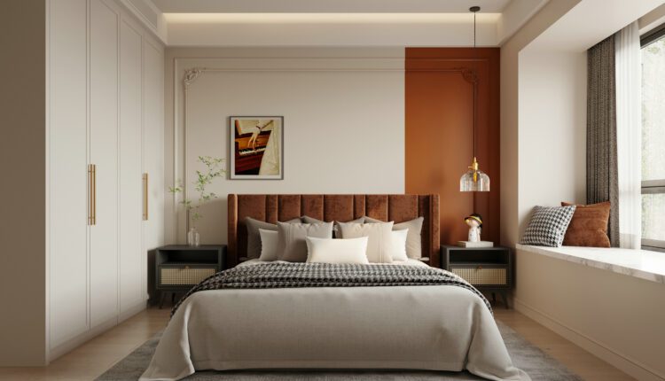 11956. 3ds Max Bedroom Interior Model Download (1)