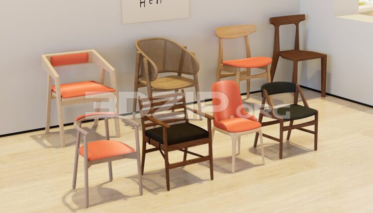 11962. Free 3ds Max Chairs Models Download (1)