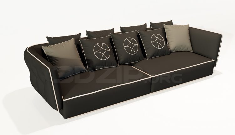 11978. Free 3ds Max Sofa Model Download (1)