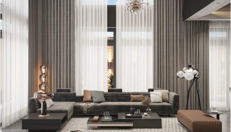 13772. 3ds Max Living Room – Kitchen Interior Model Download By Nhan Hoang Hoang (8)