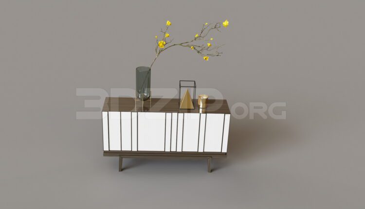 15406. Free 3ds Max Tv Cabinet Model Download (2)