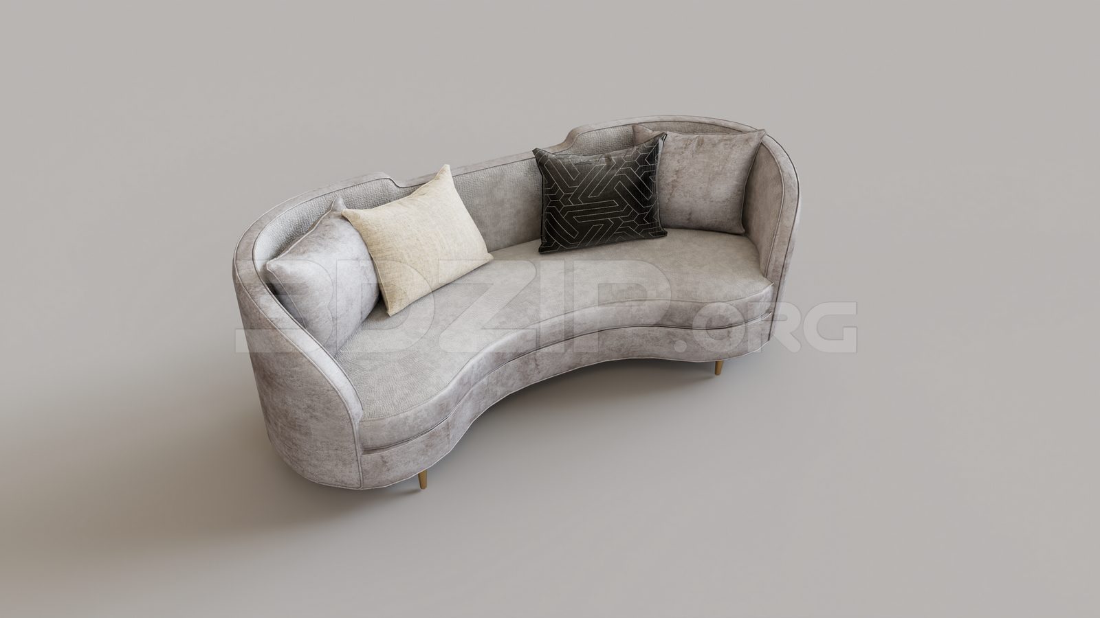 15431. Free 3ds Max Sofa Model Download (1)