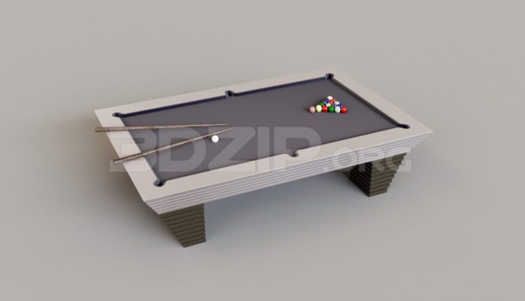15449. Free 3ds Max Billiard Model Download (1)