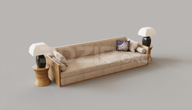 15459. Free 3ds Max Sofa Model Download (1)