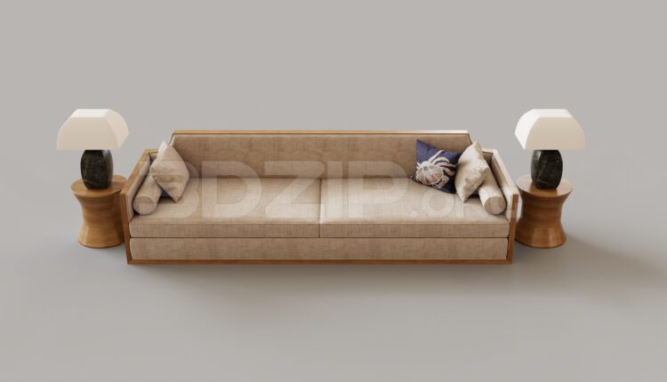 15459. Free 3ds Max Sofa Model Download (2)