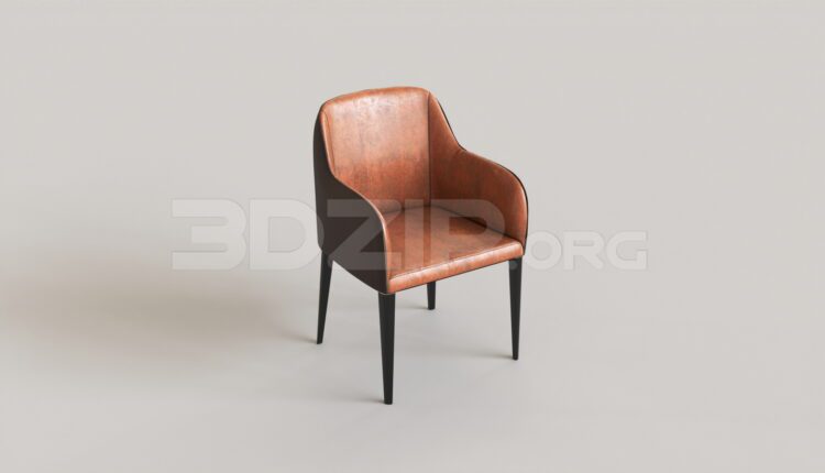 15475. Free 3ds Max Armchair Model Download (1)