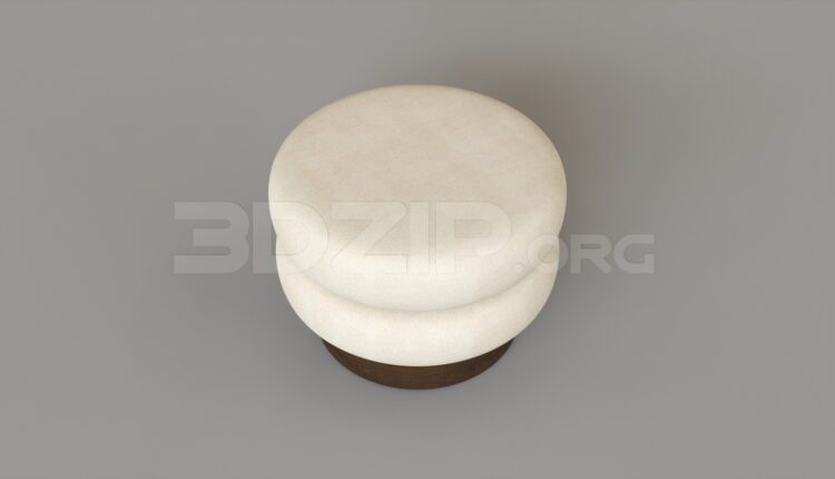15529. Free 3ds Max Stool Model Download (1)