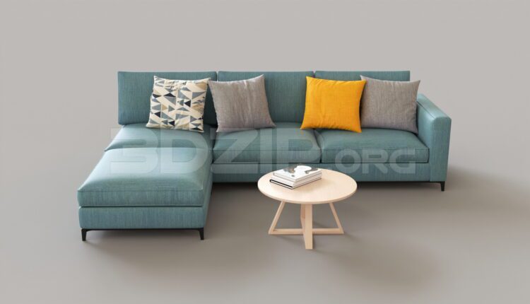 15571. Free 3ds Max Sofa Model Download (1)
