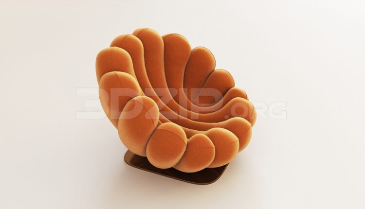 15574. Free 3ds Max Chair Model Download (2)