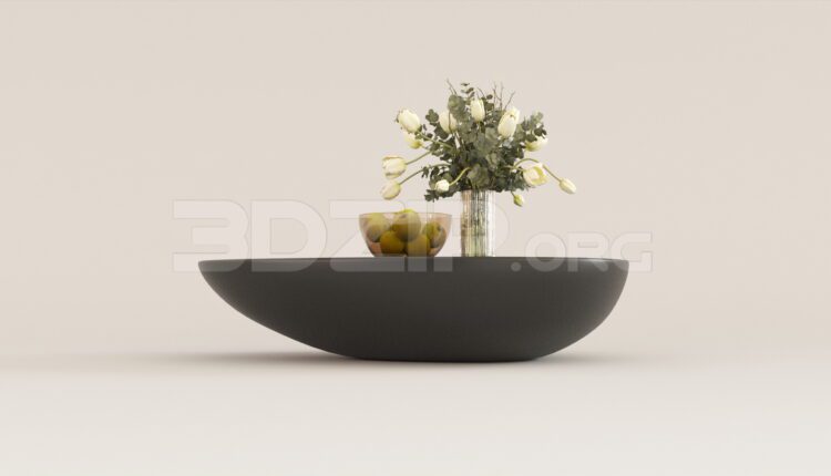15575. Free 3ds Max Tea Table Model Download (1)