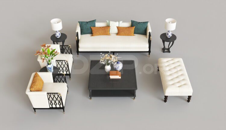 15589. Free 3ds Max Sofa Model Download (2)