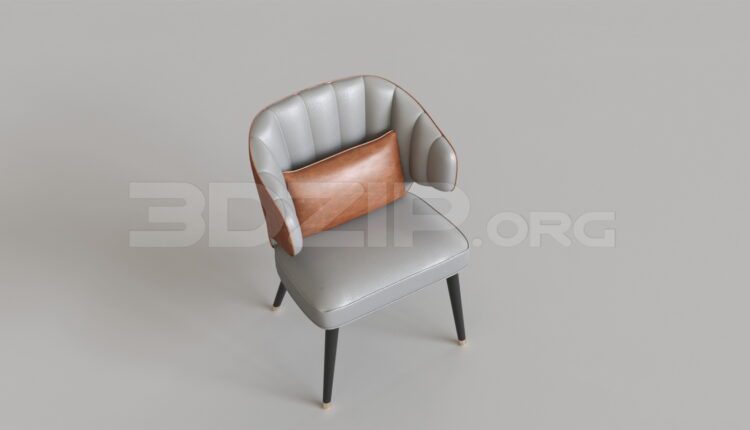 15608. Free 3ds Max Armchair Model Download (2)