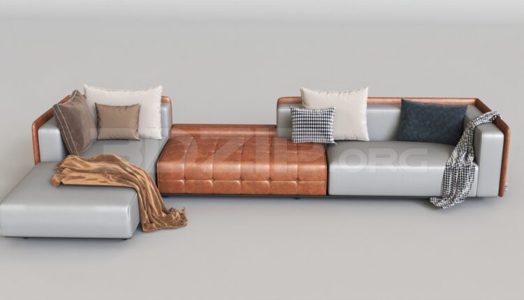 15623. Free 3ds Max Sofa Model Download (1)