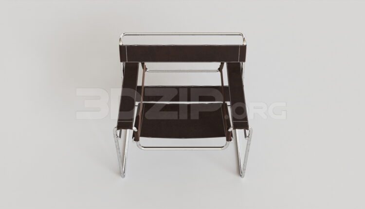 15625. Free 3ds Max Armchair Model Download (2)