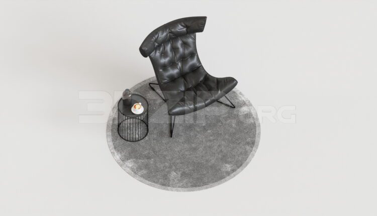 15626. Free 3ds Max Armchair Model Download (2)