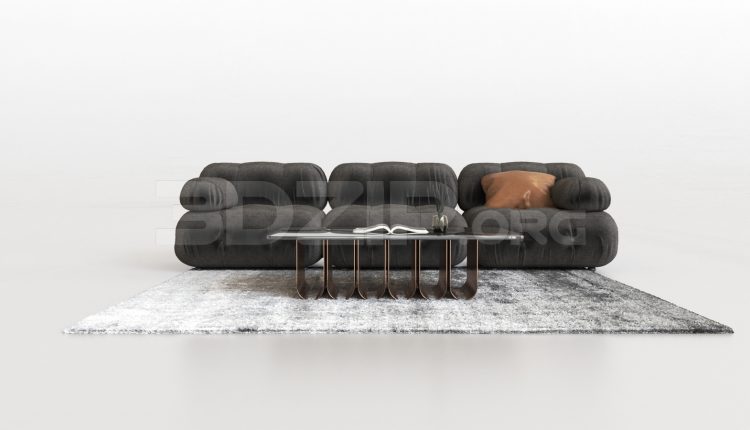 15653. Free 3ds Max Sofa Model Download (1)